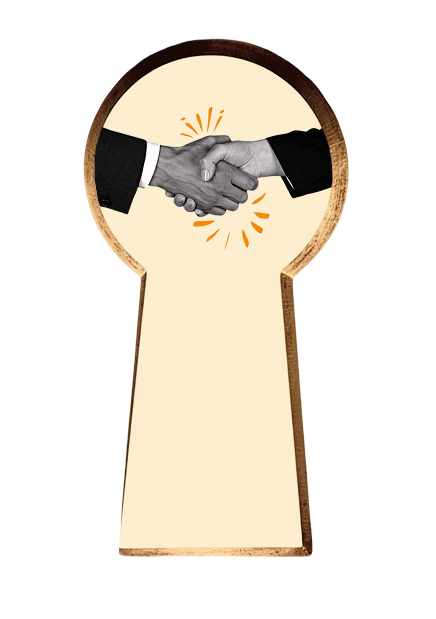 Keyhole illustration symbolising DPDP compliance